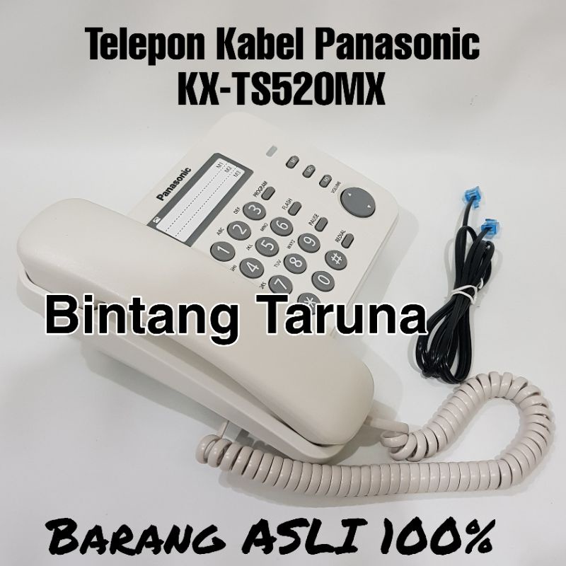 Telepon Kabel Panasonic KX-TS520MX Pesawat Telepon Panasonic KX-TS520 Telfon Panasonic KX-TS520MX