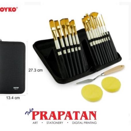 

Joyko Art Brush Set BRS-12 / Kuas Lukis Joyko / Set Alat Lukis