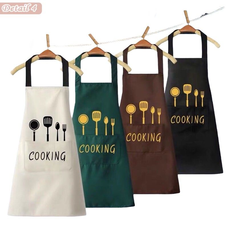 [COD] CELEMEK MEMASAK DAPUR APRON CELEMEK MASAK ANTI AIR ANTI MINYAK CELEMEK CUTE ALA KOREA APRON MASAK