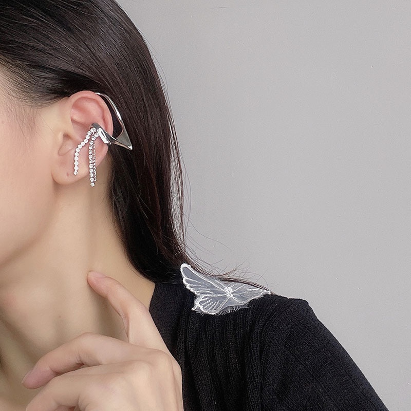 Anting Klip Telinga Gaya Hipster Retro Untuk Wanita