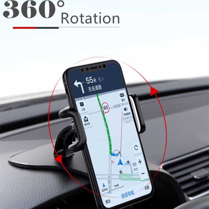 Dudukan HP Mobil Dashboard Holder Handphone Dashboard Mobil Car Holder Phone Universal 360