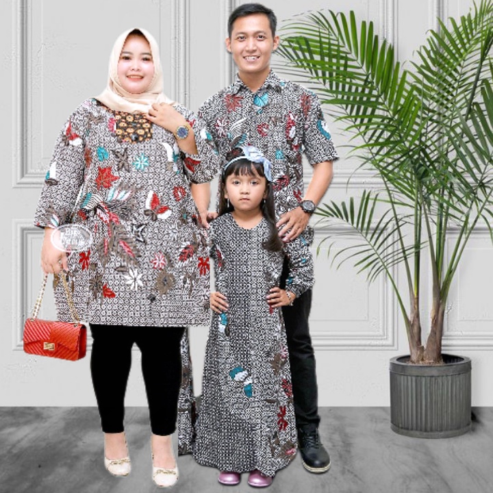 Baju Couple Tunik Batik Jumbo Ld 140  Batik Halus Motif Terbaru