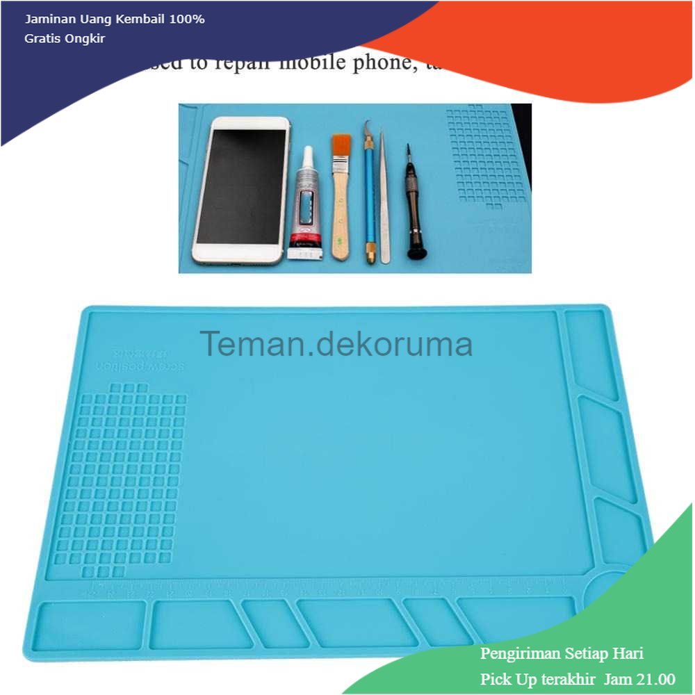 TD-PR2 ESD Alas Matras Anti Static Silikon Soldering Mat Heat Resistant - S-140