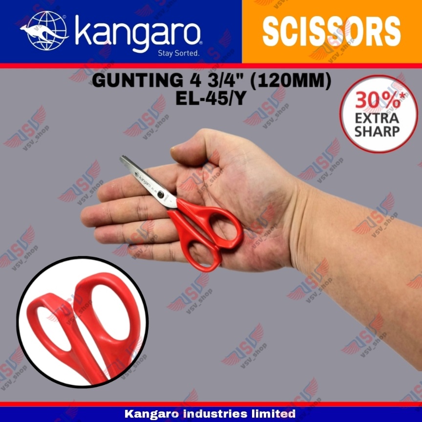 Gunting kecil / Gunting kertas / Gunting Stainless Steel 120mm Scissors