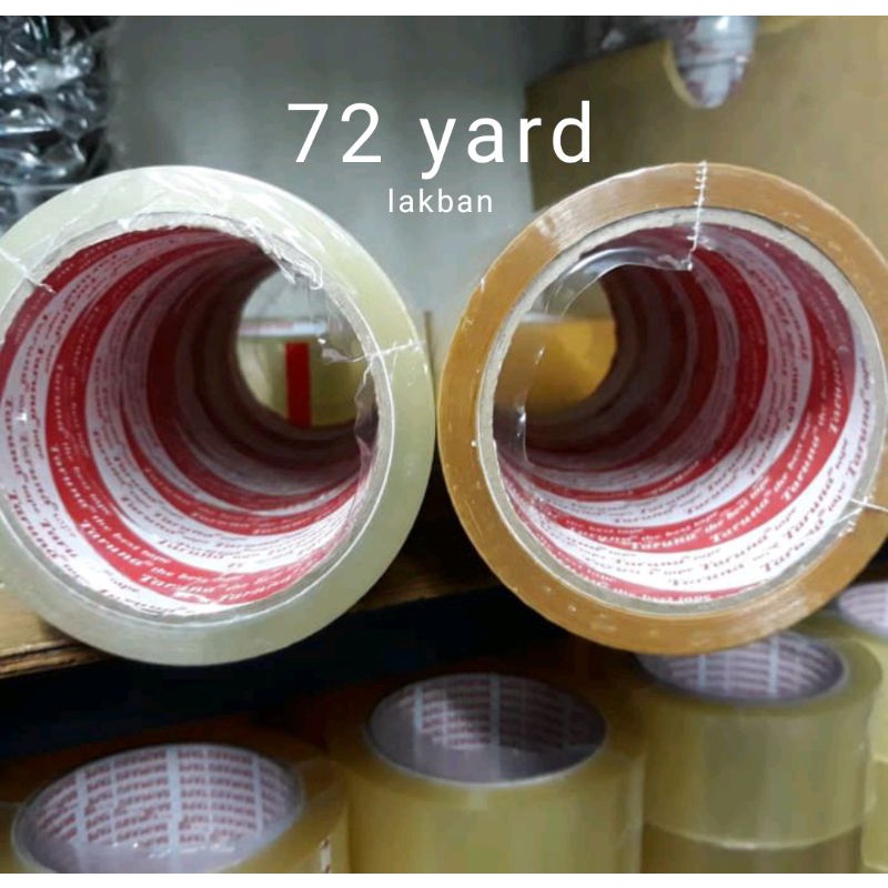 

Termurah Lakban bening 45mm x 72 Yard Kualitas Bagus