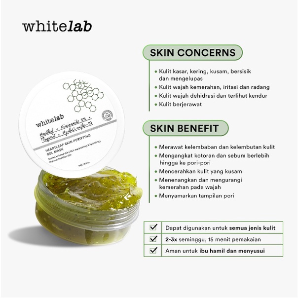 WHITELAB All Mask | Mugwort Pore Mask | Heartleaf Mask | Bamboo Charcoal Mask