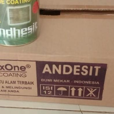 Coating cat batu alam andesit