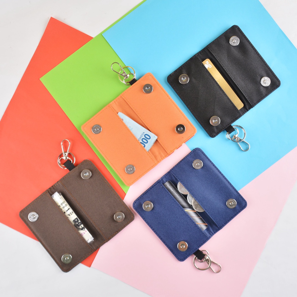 Dompet gantungan kunci dompet stnk mobil motor keychain dompet kunci mobil New Baxter Dinamican Supply