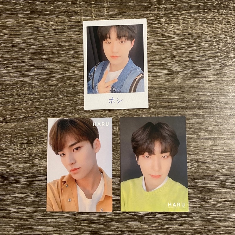 [CEK DESKRIPSI] SEVENTEEN Hoshi Mingyu Wonwoo Haru Official Trading Card TC