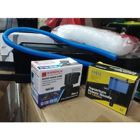 Paket Lengkap Filter Aquarium Box Besar