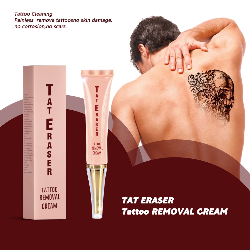 Krim Pembersih Tato Botanical Formula Essence Safe Removal Tattoo &amp; Cuci Alis Cream &amp; Krim Pembersih Tato - Singkirkan Tato yang Tidak Diinginkan