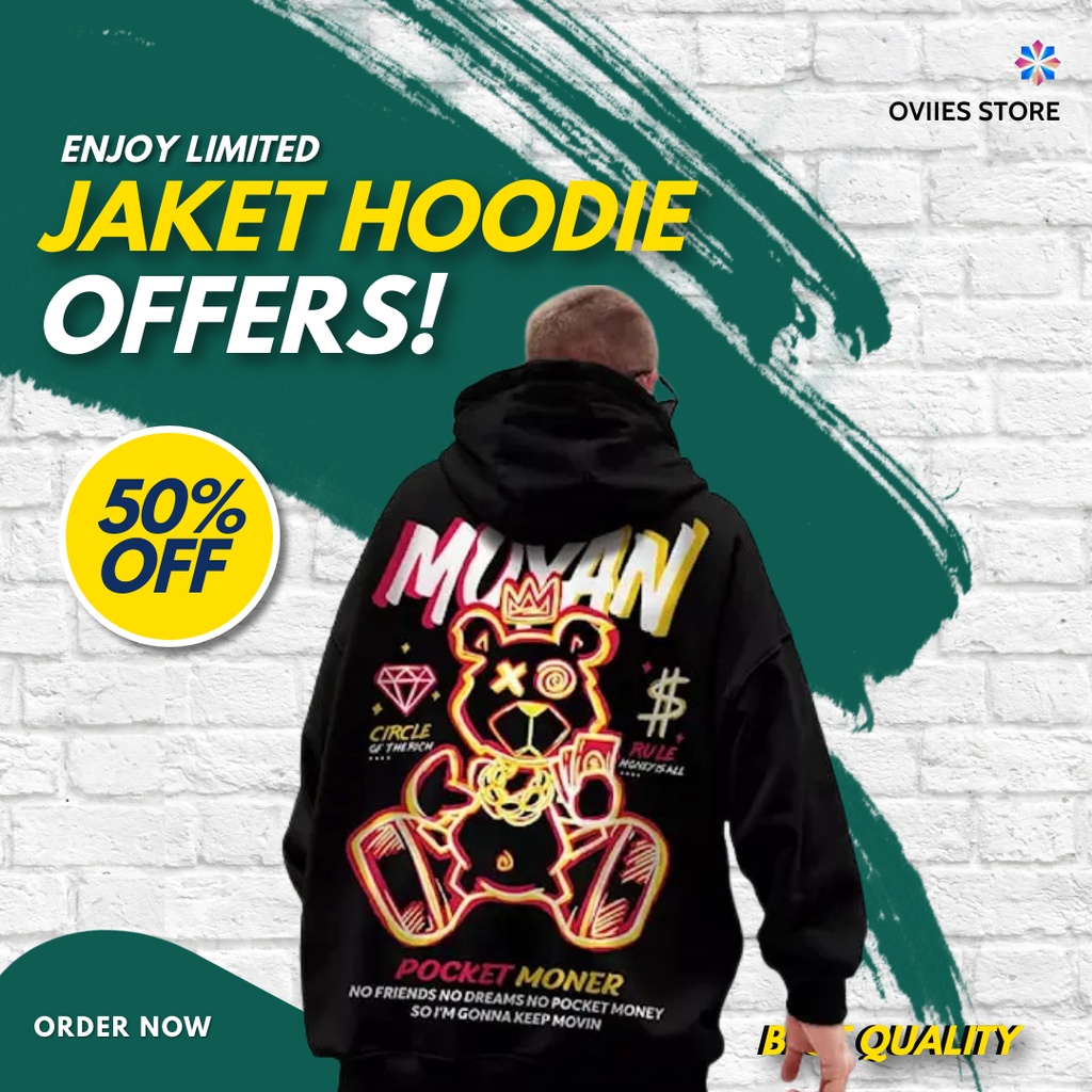 Jaket Hoodie  Sweeter Switer  Hodie Pria Wanita Basic Hodie Hoddie  Cewek Cowok Hudie Hodi Anime Jep