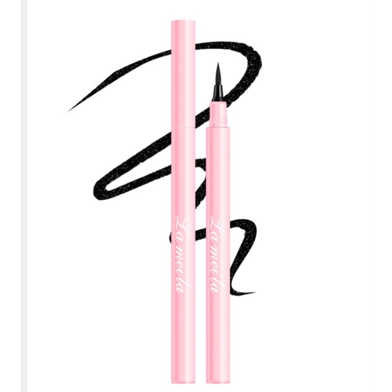 {TERMURAH MEDAN COD} LAMEILA Eyeliner Pensil Cair Profesional Warna Hitam Anti Air Tahan Lama