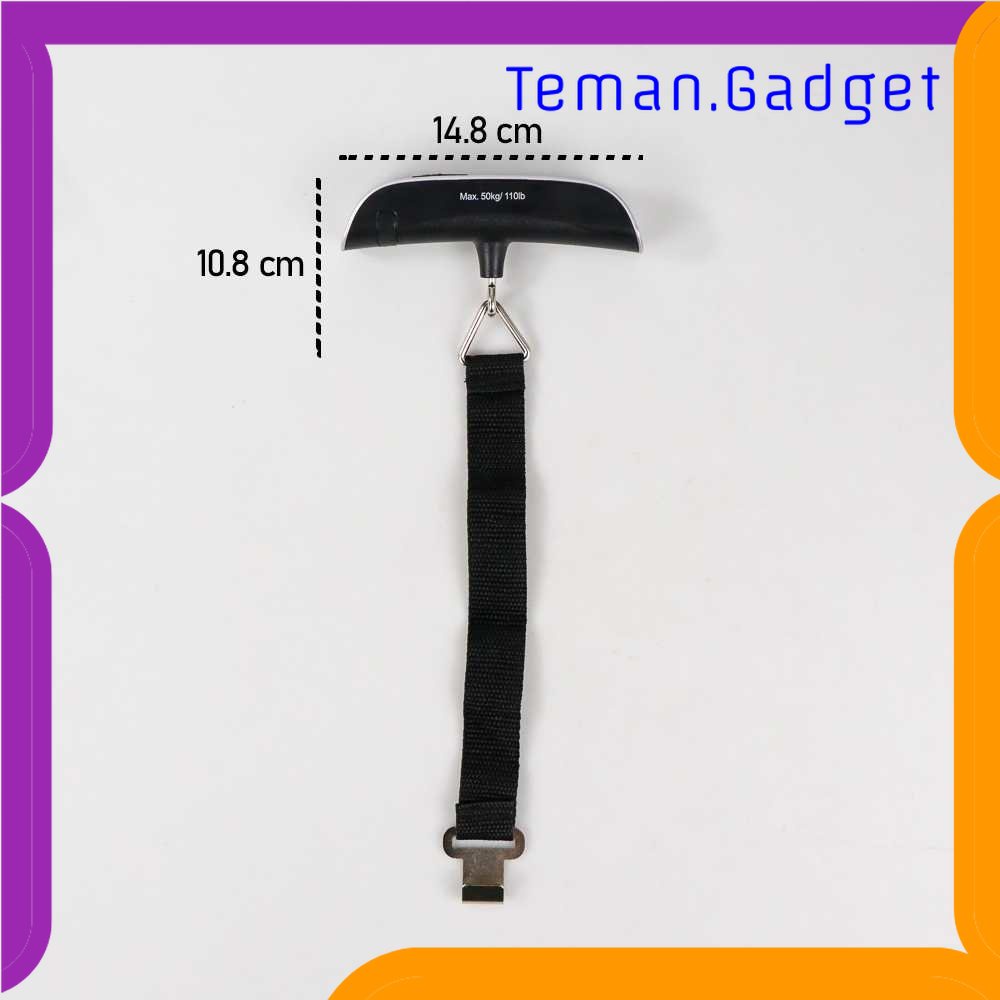 TG-TRV KBT Timbangan Koper Digital Portable Scale 50kg Akurasi 10g - QCS-13
