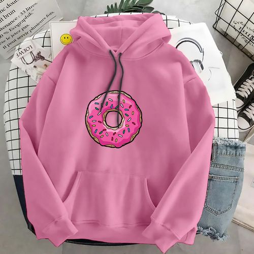 Hoodie  Donat Wanita - Jaket Hoodie Jumper - Bahan Fleece