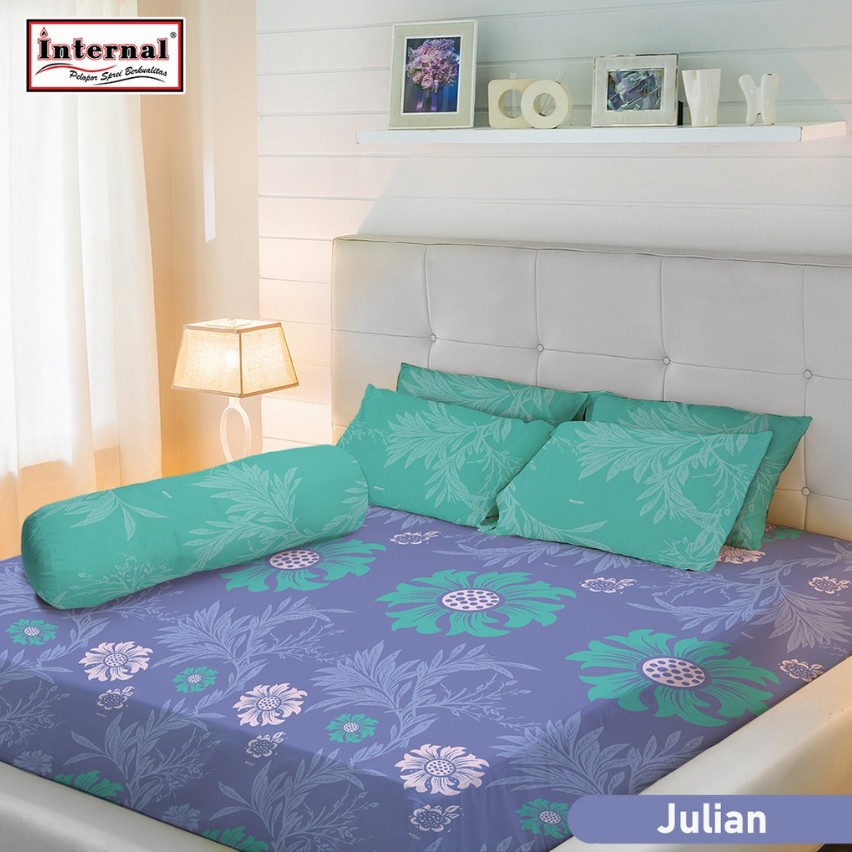 GROSIR SPREI MURAH  # SEPREI INTERNAL 180X200 MOTIF JULIAN