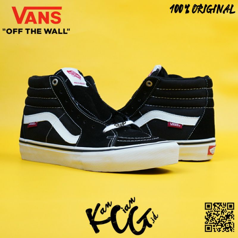 Vans Sk8 Hi Pro Black White 100% Original Bnib