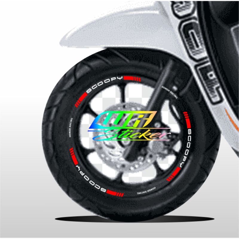 lis velg stiker cutting velg scoopy satu set