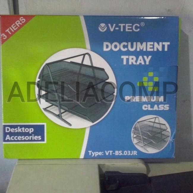Rak file 3 susun bahan besi