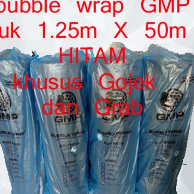 

Bubble Wrap 50 Meter x 125 Cm Plastik Buble Packing - Hitam - HITAM 2,6 KG