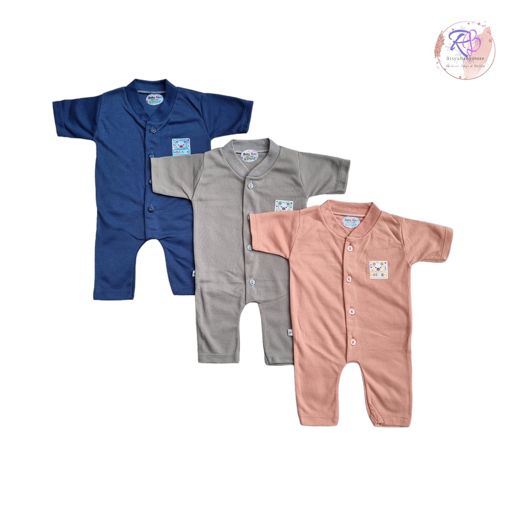 Hansop Bayi Unisex / jumper bayi variasi warna lengkap kualitas SNI harga murah / baju kodok / jumper pendek unisex cowok cewek