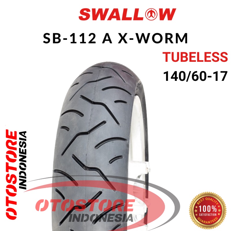 Ban Luar Motor Swallow SB-112 A X-WORM 140/60-17 RING 17 Tubeless  ban motor BAN MOTOR SUPRA JUPITER