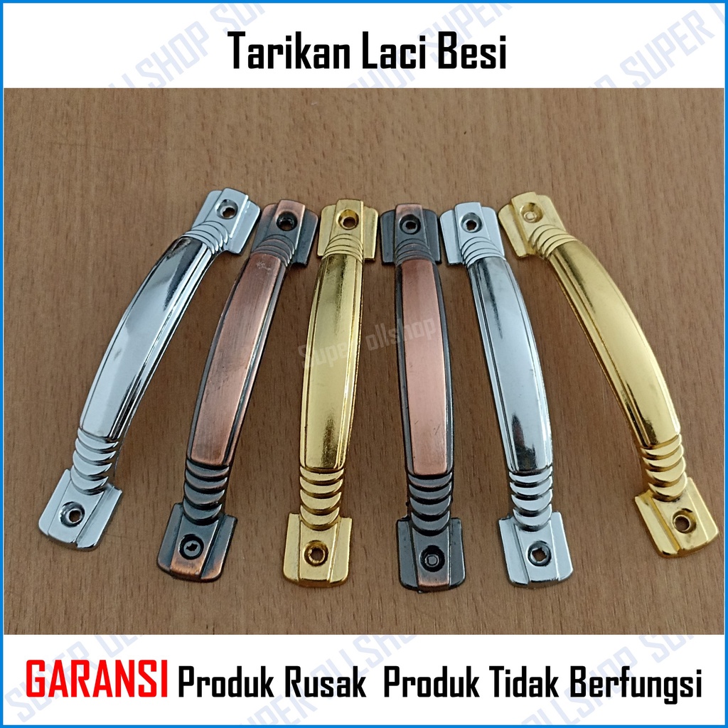 Tarikan Laci Handle Pegangan Gagang Pintu Lemari Jendela Set Besi