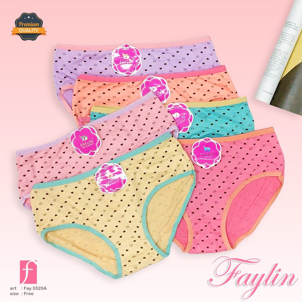 FAYLIN | Celana Dalam Wanita / Motif BINTANG / art Fay 55XX