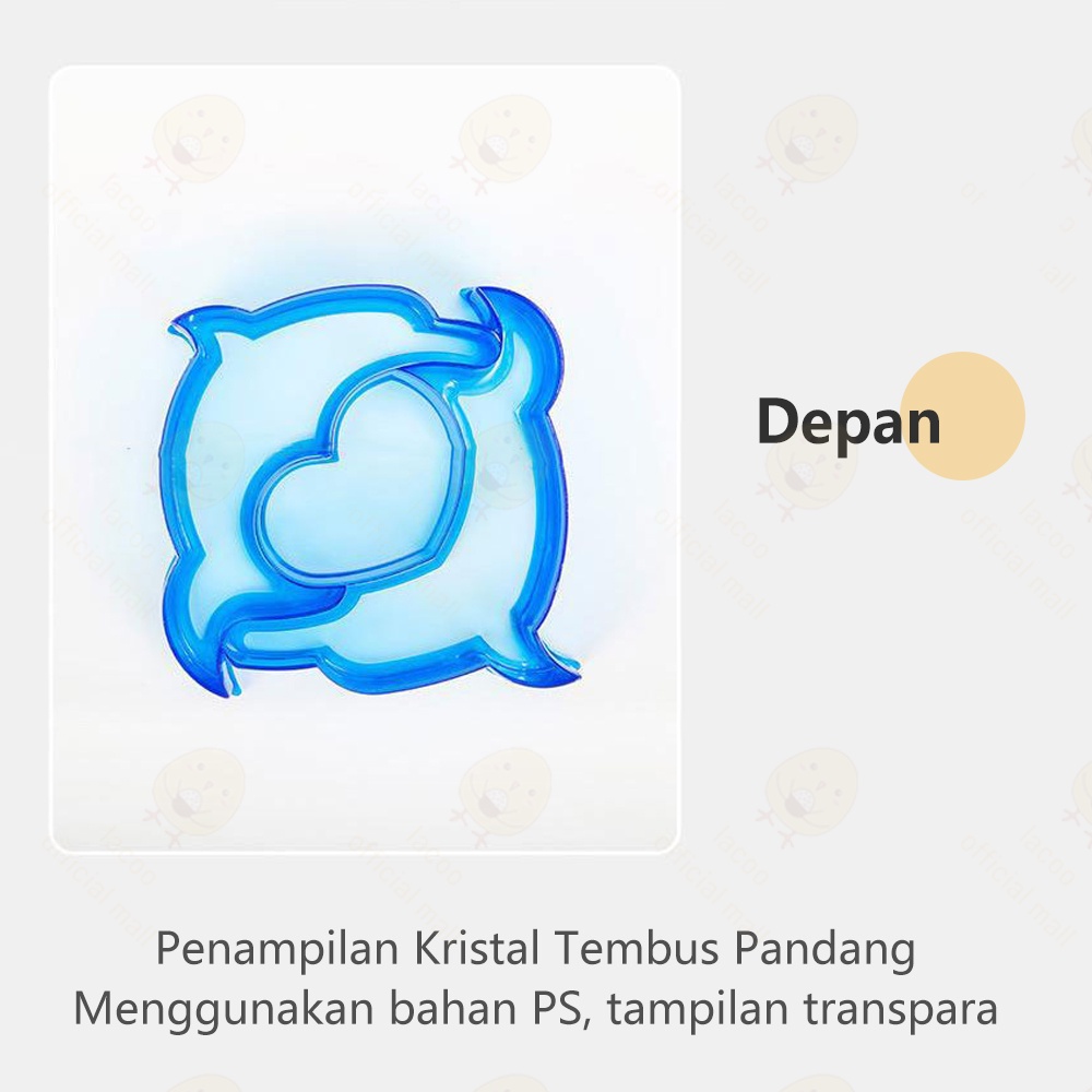 Lacoo Cetakan roti tawar sandwich Cetakan bekal anak Cetakan pemotong roti karakter Sandwich cutter 
