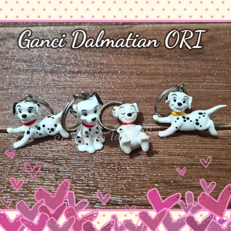 GANTUNGAN KUNCI DALMATIAN MINI ORI DISNEY