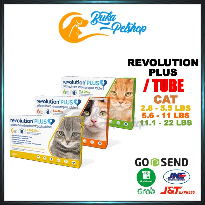 REVOLUTION CAT PLUS Obat Kutu Kucing Revolution Plus