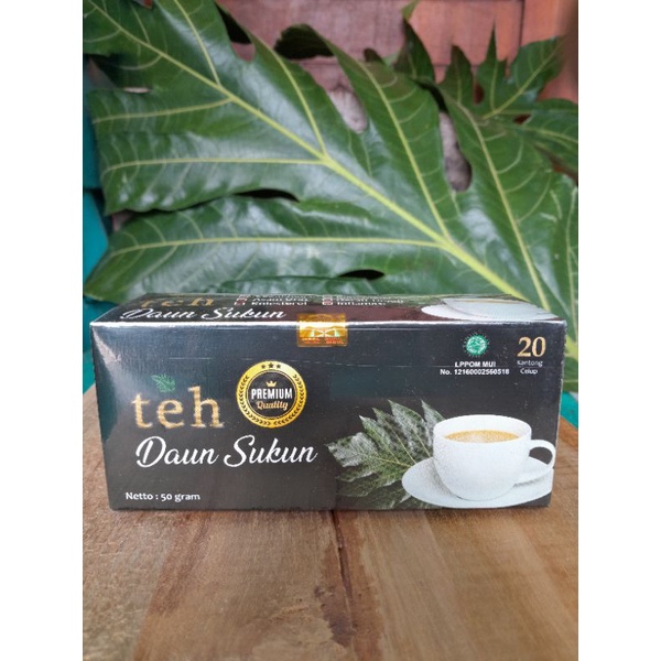 

Teh herbal kesehatan Teh Daun Sukun Laasyaka PREMIUM