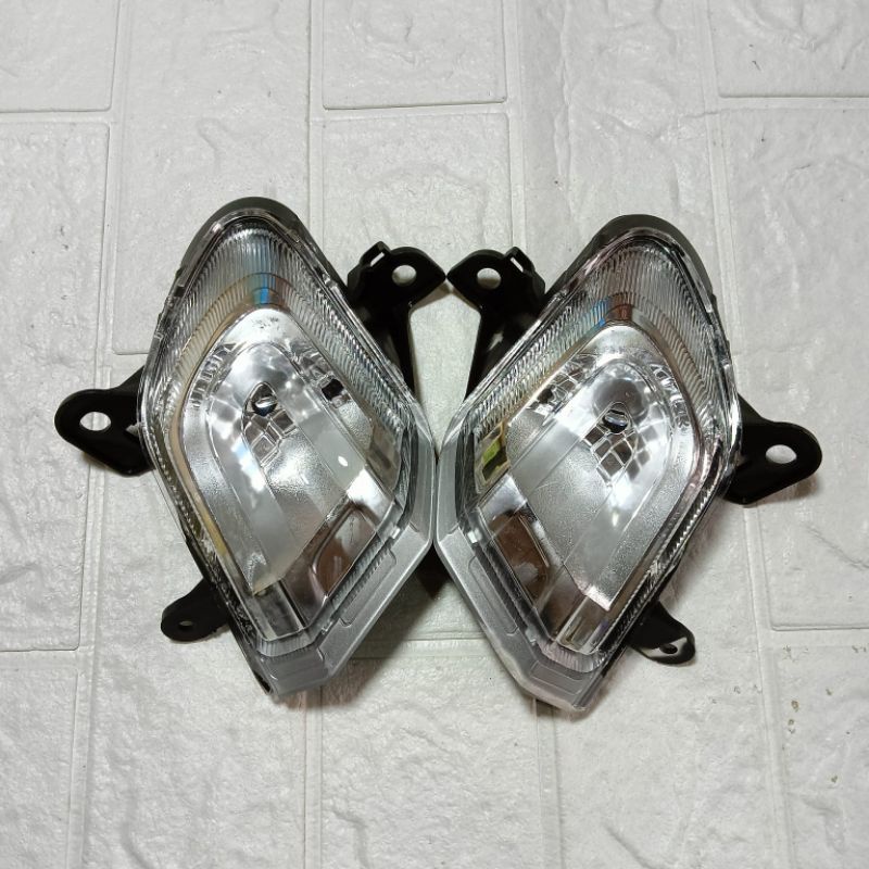 Lampu Sein Depan Front Winker + Reflektor Sein Reteng Depan Honda Scoopy FI 2017