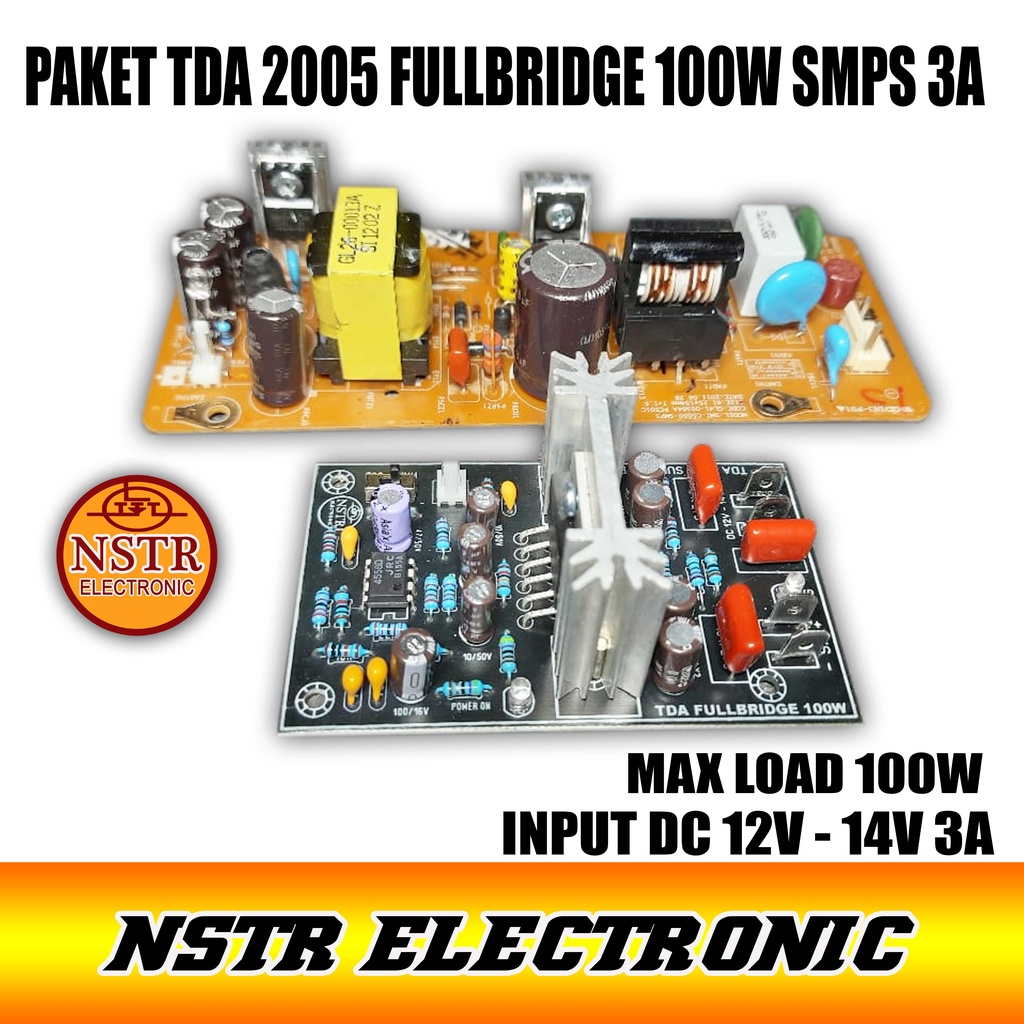 Paket power TDA 2005 dan Smps 3a 12v