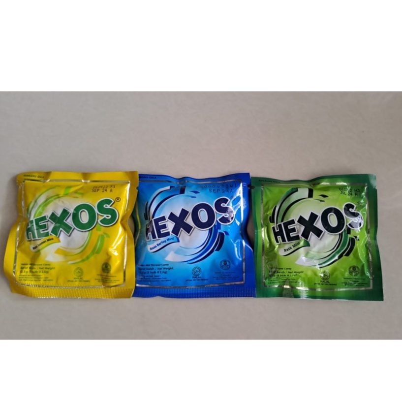 

Permen Hexos Kembang Gula Mint 12,5 gram