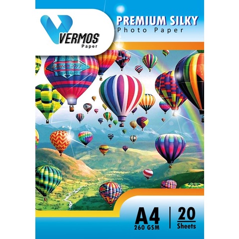 Kertas Foto Vermos Premium Silky Photo Paper A4 260 gsm