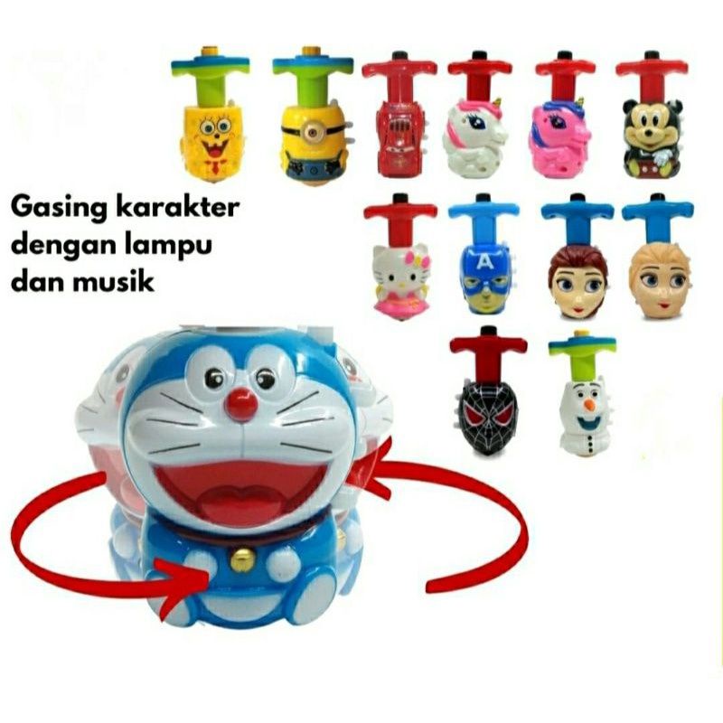 MAINAN GANGSING KARAKTER ANAK LAMPU DAN MUSIK