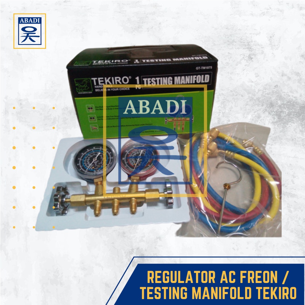 REGULATOR AC FREON / TESTING MANIFOLD TEKIRO