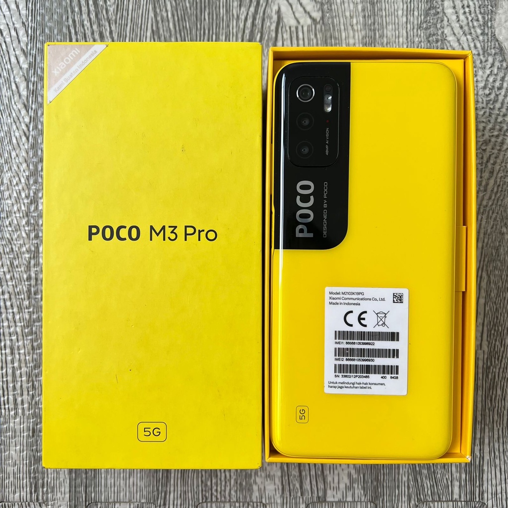 Poco M3 Pro 5G 4/64 | 6/128 Second Fullset RESMI