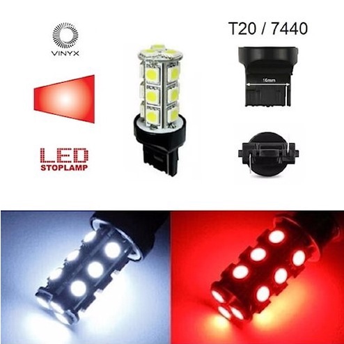 Lampu LED T20 18 Titik Mata SMD 5050 Stoplamp Flash Mundur Mobil