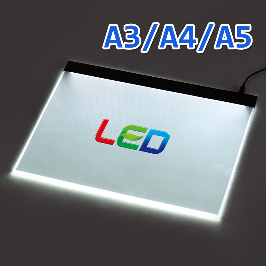

RK A3/A4/A5 LED Drawing Tracing Board Stensil Board Papan Jiplak Gambar LED Anak & Dewasa Copy Board