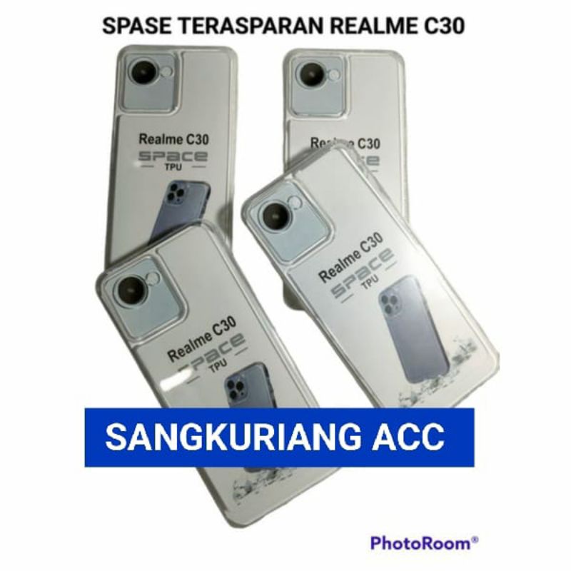 CASE SPACE SERIES TERASPARAN CASING HP REALMI C30 SLIKON TERBARU