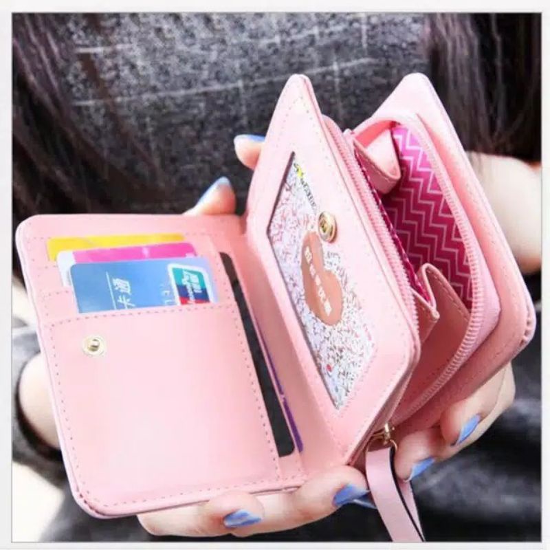 Arifirn Mini Cat Dompet - Dompet Lipat Wanita Murah