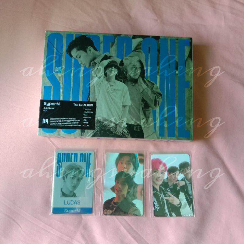 Unsealed SuperM Super One Unit B (Baekhyun, Lucas, Mark) US ver. (Taeyong & Lucas PC)