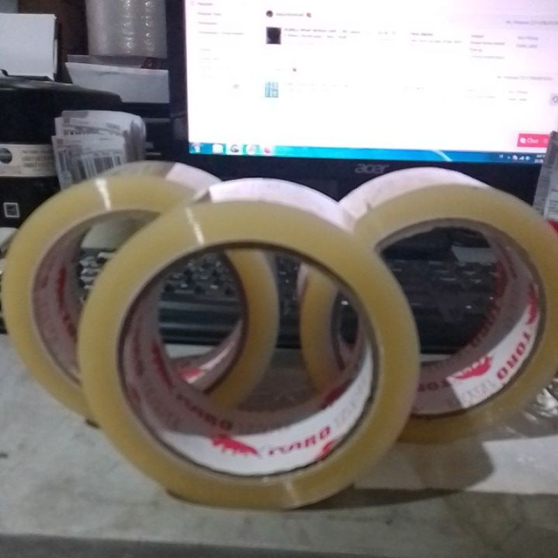 

Lakban Bening Termurah 45mm x 90Y x 45mic