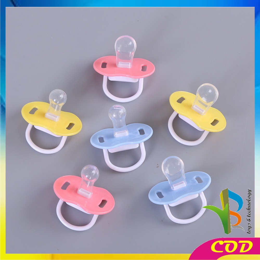 RB-C46 Empeng Bayi | Dot Bayi Bulat / Datar | Baby Pacifier / Soother | Kompeng Bayi Food Grade