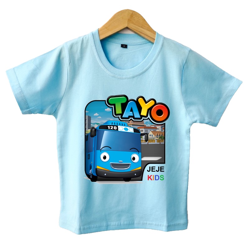 BAJU KAOS ANAK TAYO BIRU BABY