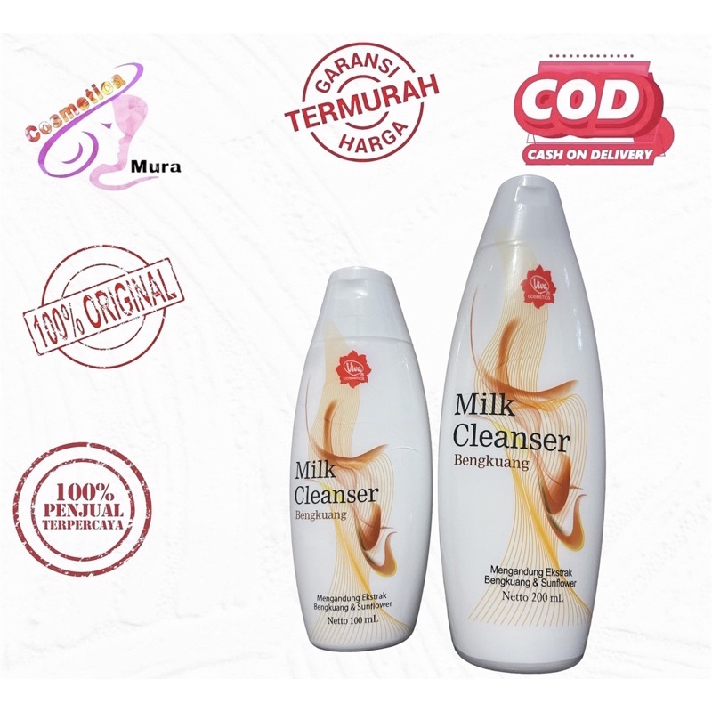 100 &amp; 200 ml - Viva milk cleanser bengkoang / milk cleanser viva