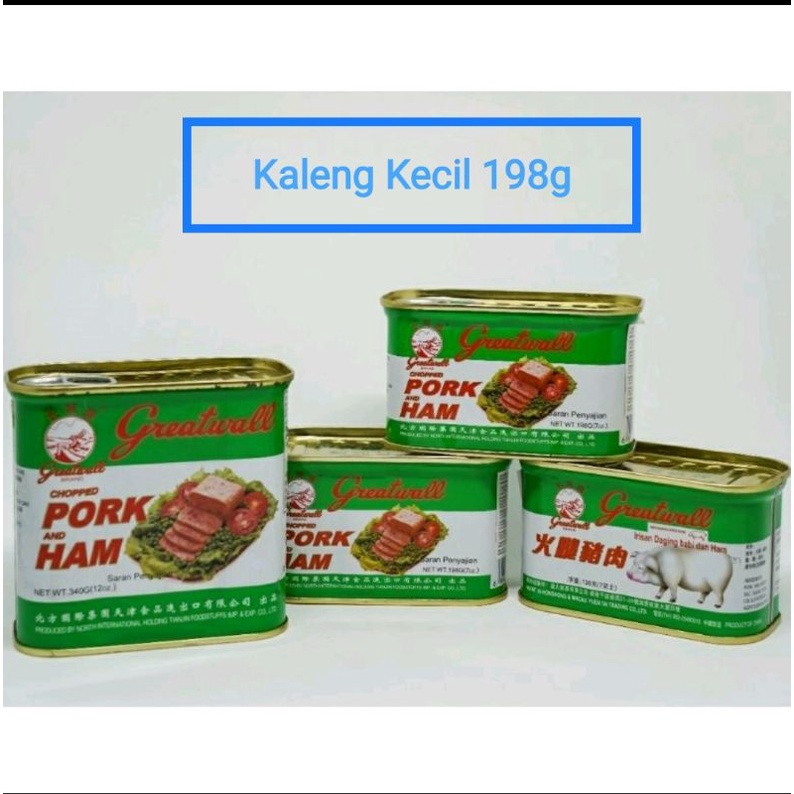 

GREATWALL CANNED CHOPPED PORK AND HAM 198gr TERMURAH