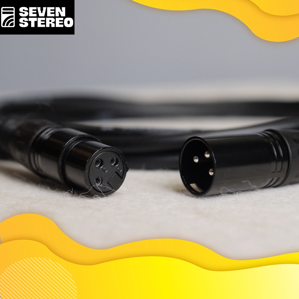 Kabel Mic Cannon XLR 5 Meter Recording - Karaoke